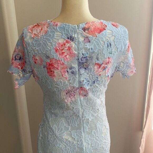 GUC Armani Exchange Paris Floral Dress (size 14) - Picture 8 of 10
